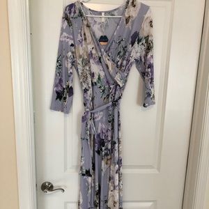 Pinkblush- NWT Maternity Maxi dress- floral- L